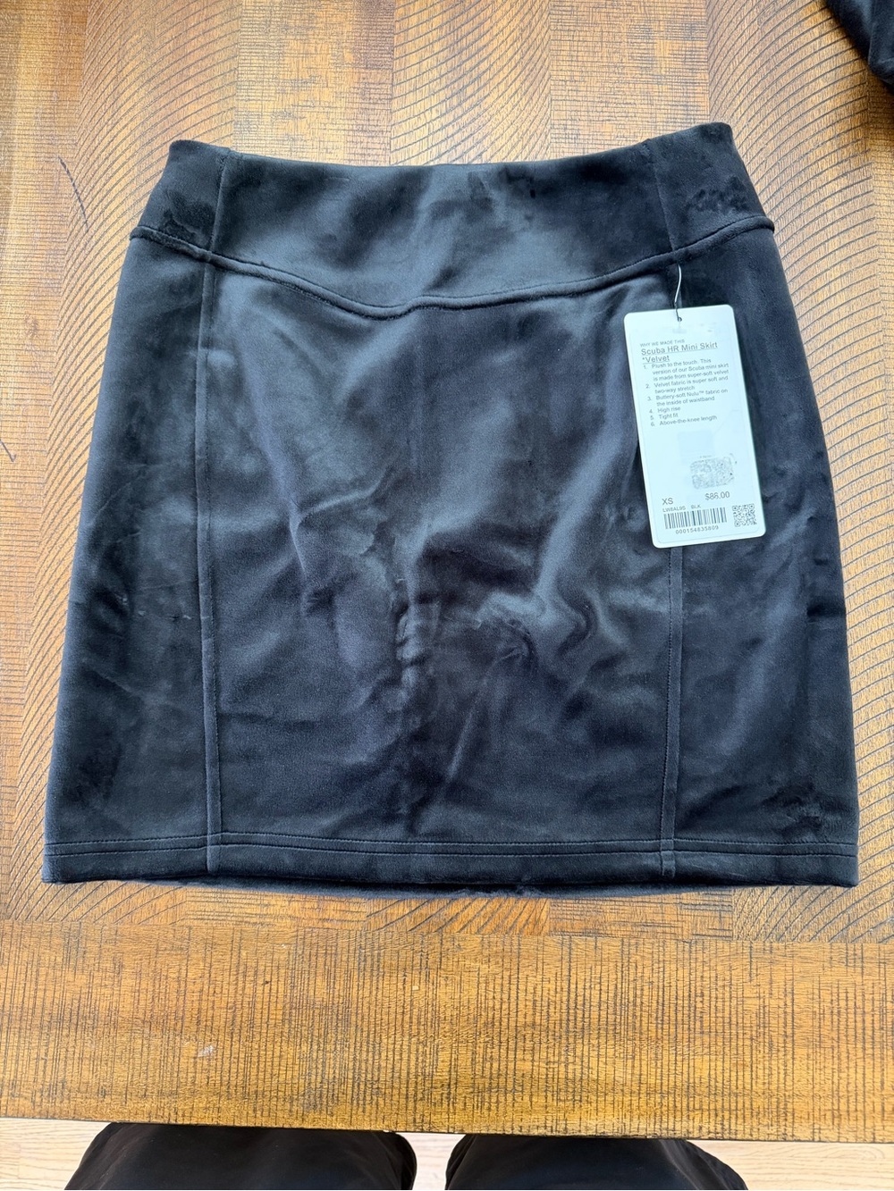 lululemon athletica Black Mini Athletic Skirt